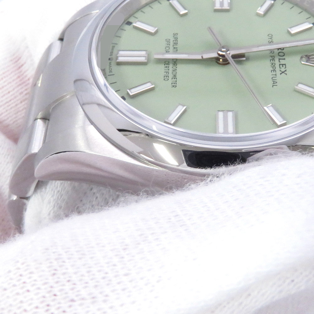 ROLEX Oyster Perpetual 36 W36mm Stainless Steel pistachio Dial126000