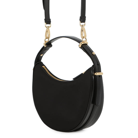 PRADA Arkhe 2WAY Shoulder Bag Black1BC194 Nylon Leather Size Small