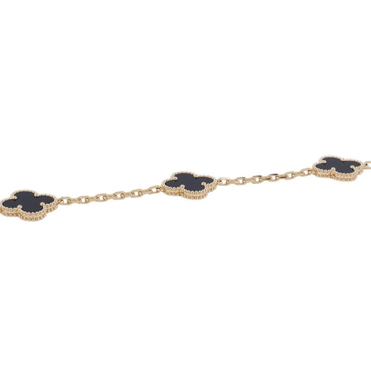 Van Cleef & Arpels Vintage Alhambra Necklace 10 MotifsVCARA42700 18K Yellow Gold