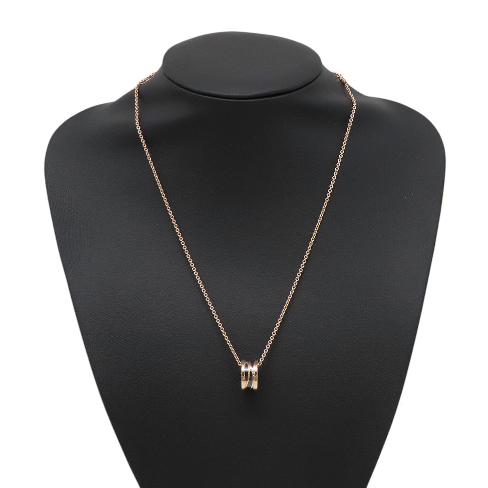 BVLGARI B.Zero1 Legend Necklace356118 K18PG Ceramic