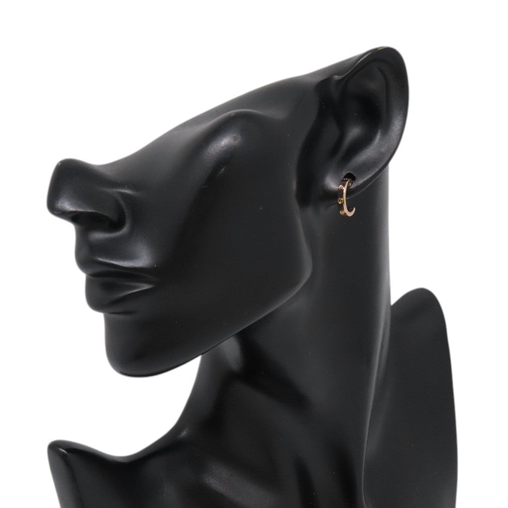 CARTIER Mini Love Earrings Size SmallB8029000 18K Pink Gold