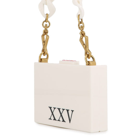 GUCCI Cat Shoulder Bag White500259 Plastic
