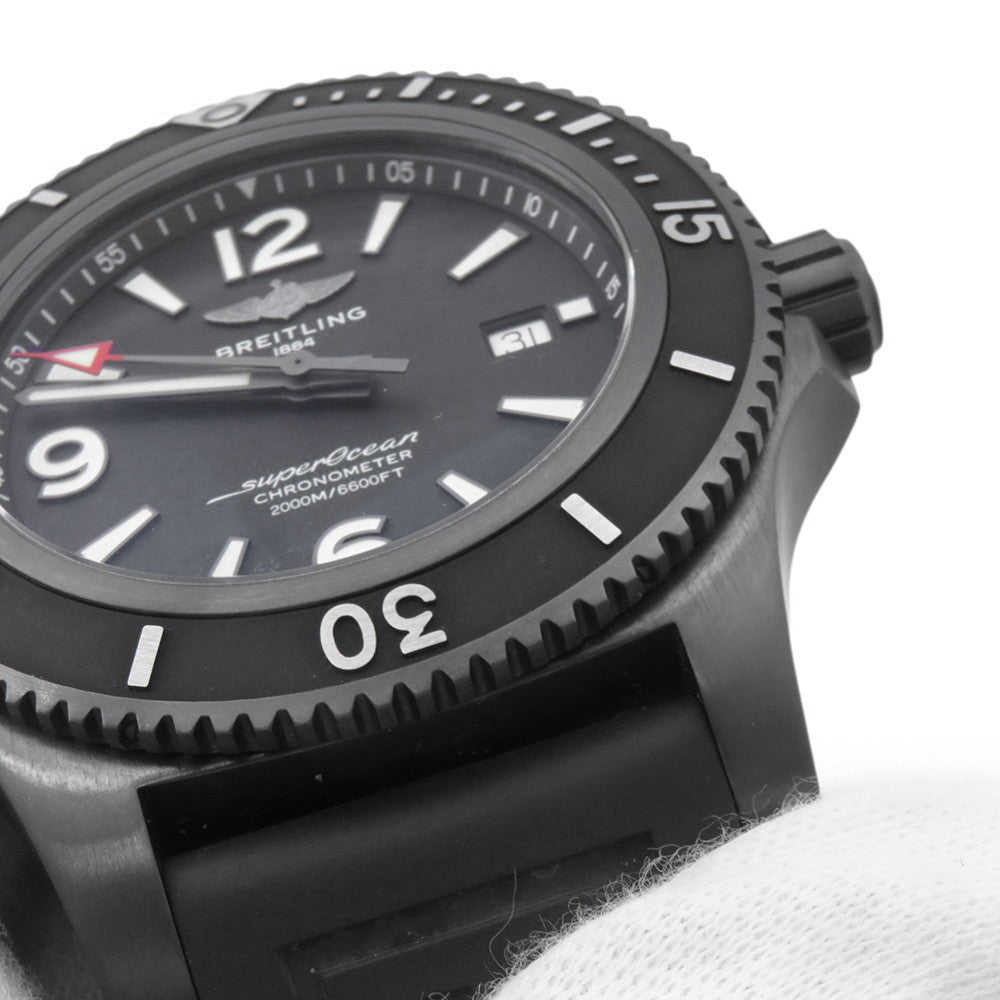 BREITLING Superocean Automatic Black Steel W46mm Stainless Steel (DLC coating) Rubber Black DialM17368B71B1S2