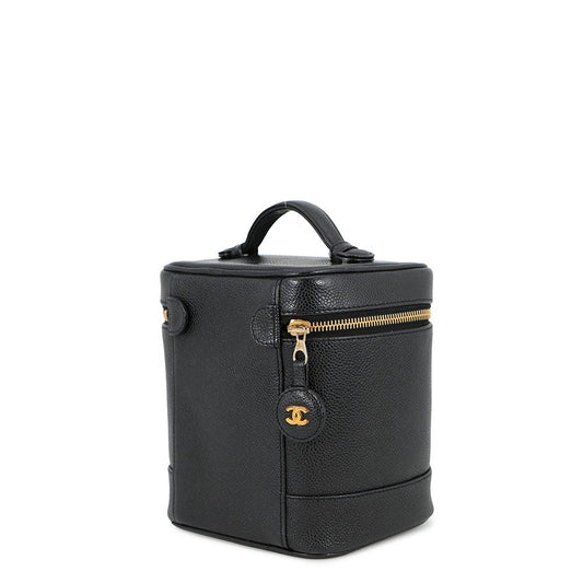 CHANEL Vertical vanity BlackA01998 Caviar Leather