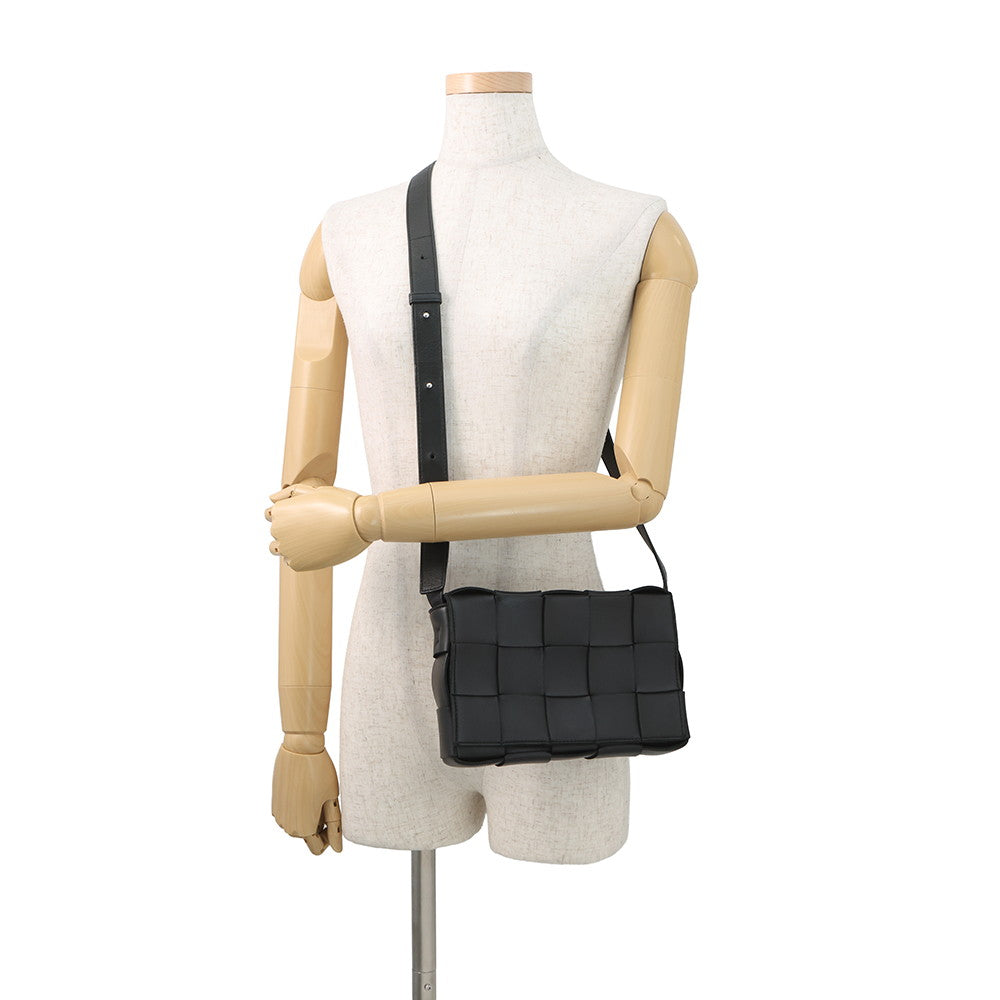 Bottega Veneta Maxi INTRECCIATO Shoulder Bag Black578004VMAY11229 Lambskin
