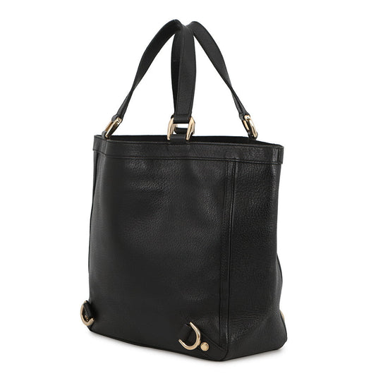 GUCCI Abbey Tote Bag Black130739 213317 Leather