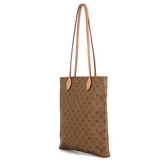 LOUIS VUITTON Carry it Noir/BrownM45198 Monogram Reverse Canvas Video Print