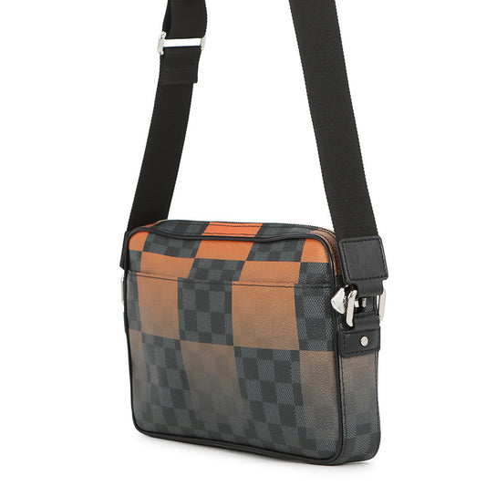 LOUIS VUITTON Alpha Messenger Noir/Volcano OrangeN40421 Damier Graphite Giant