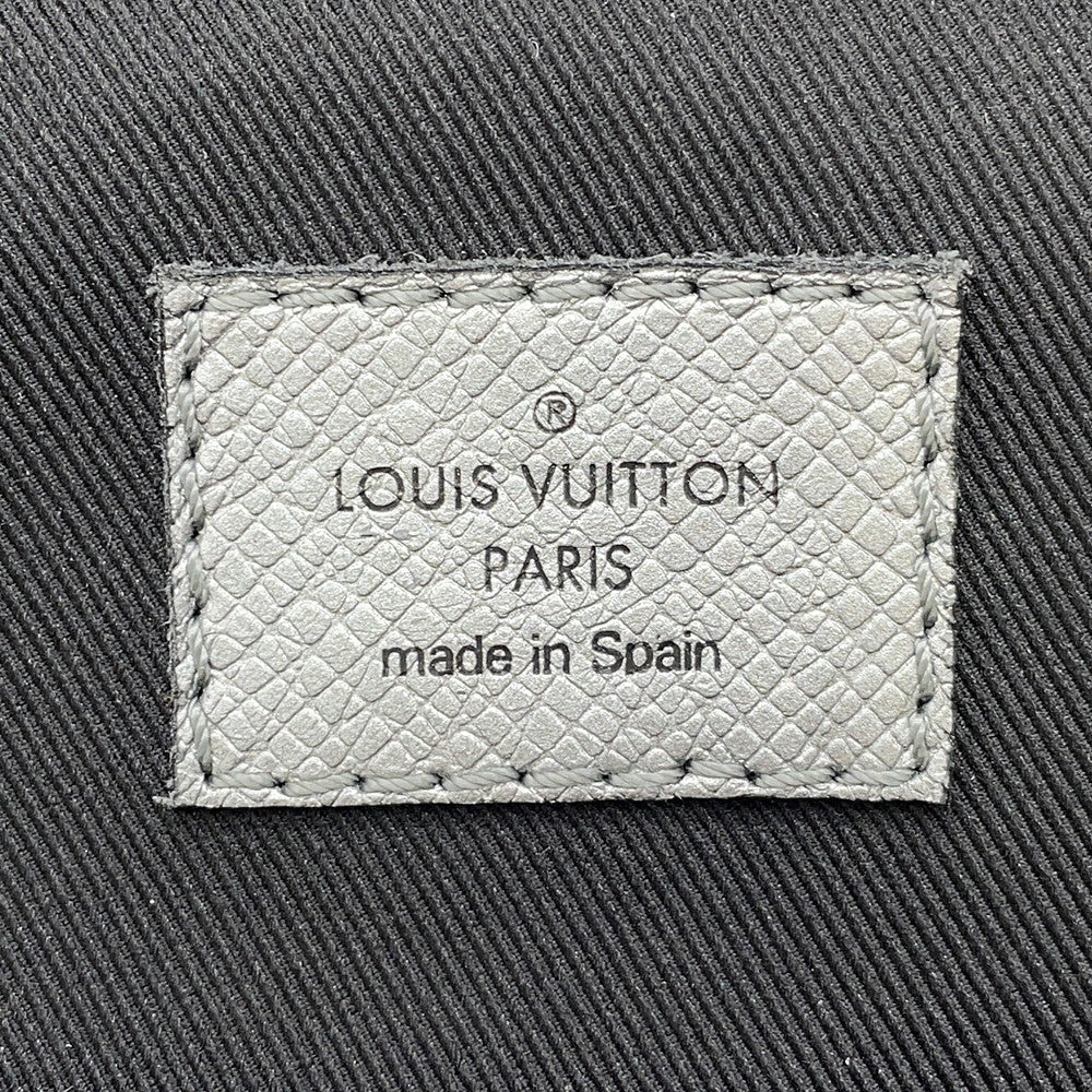 LOUIS VUITTON Outdoor sling bag SilverM30833 Monogram Taigarama