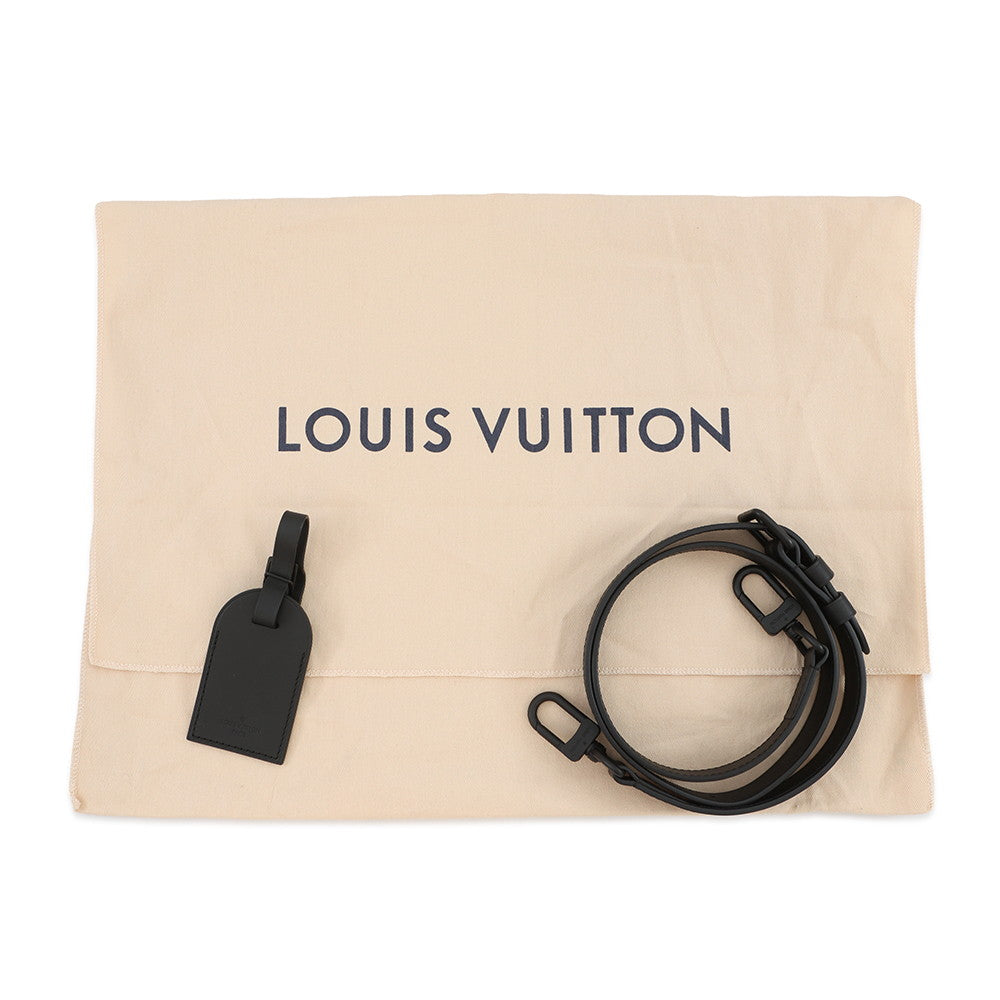 LOUIS VUITTON Sac Plat NoirM59960 Monogram ・Taurillon