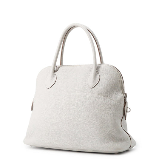 HERMES Bolide Pearl Grey Taurillon Clemence Size 31