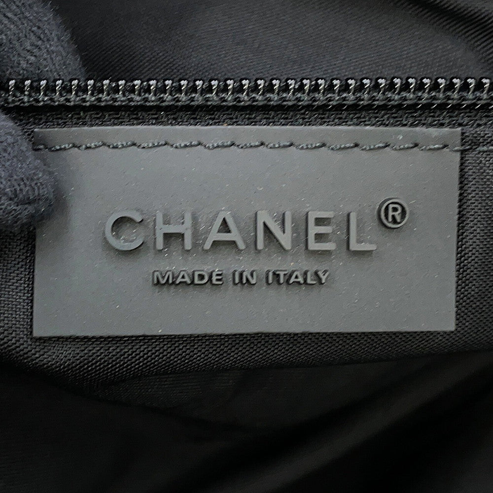 CHANEL Sports line Travel Bag Gray Nylon
