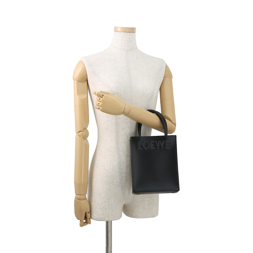 LOEWE Standard A5 Tote 2-Way Bag BlackA933S30X01 Calf Leather