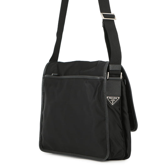 PRADA Messenger bag Black2VD166_2FMO_F0002 Nylon Leather