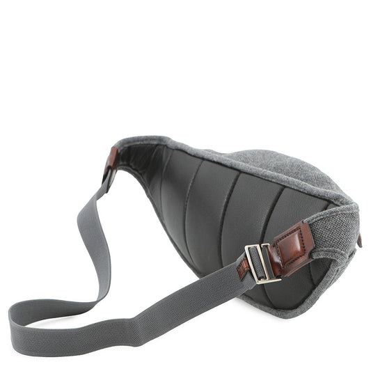 Berluti Shadow Bumbag Gray Cashmere Leather