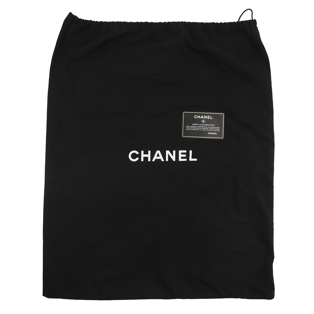 CHANEL Matelasse Handbag BlackA12397 Caviar Leather Size 30
