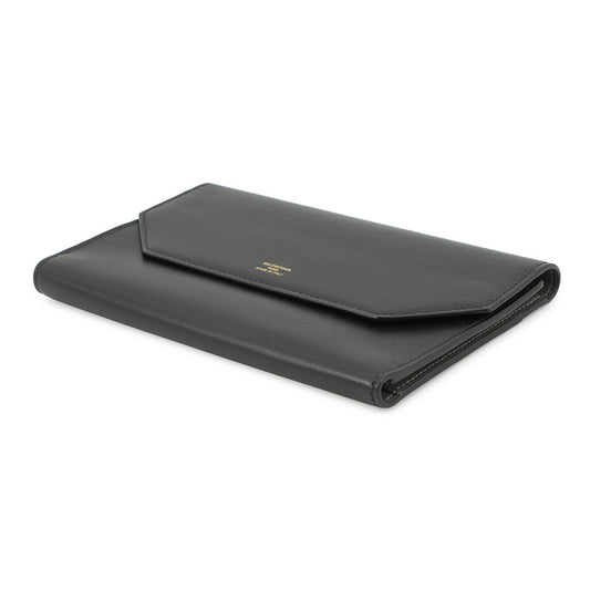 BALENCIAGA Envelope Slim Long Wallet Black7432202AABY1061 Calf Leather