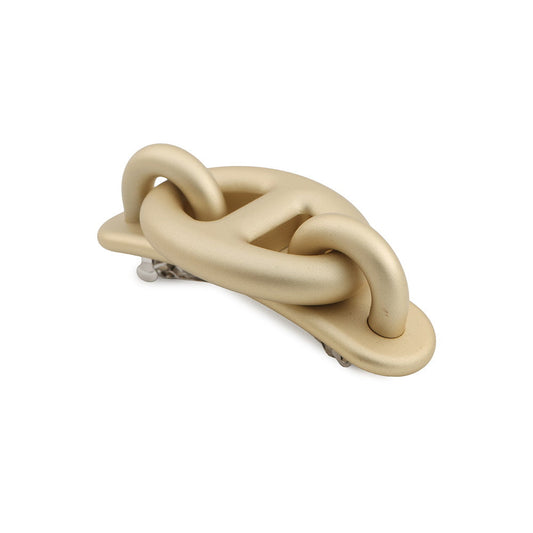 HERMES Baretta Tri Maillon Size GM Gold Aluminium