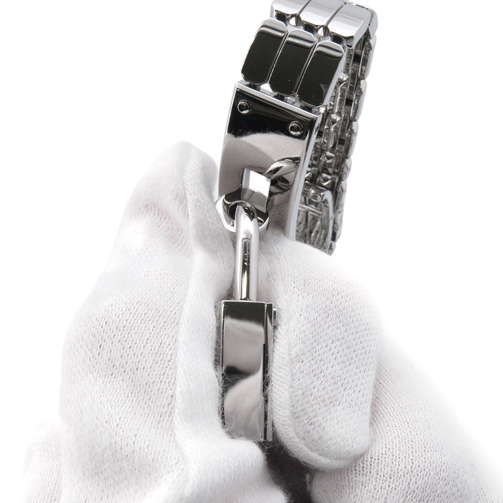 HERMES Kelly watch W16mm Stainless Steel Sparkling White Lacquer DialKE4.110