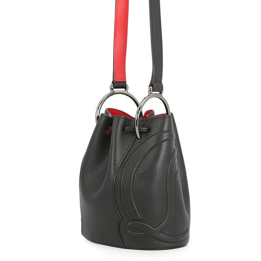 Christian Louboutin BY MY SIDE bucket bag Black3235080CM53 Leather