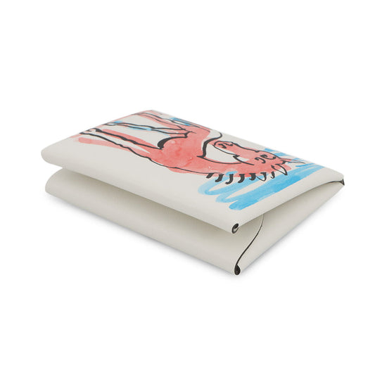 HERMES Calvi Duo Springhorse Blanc Swift Leather