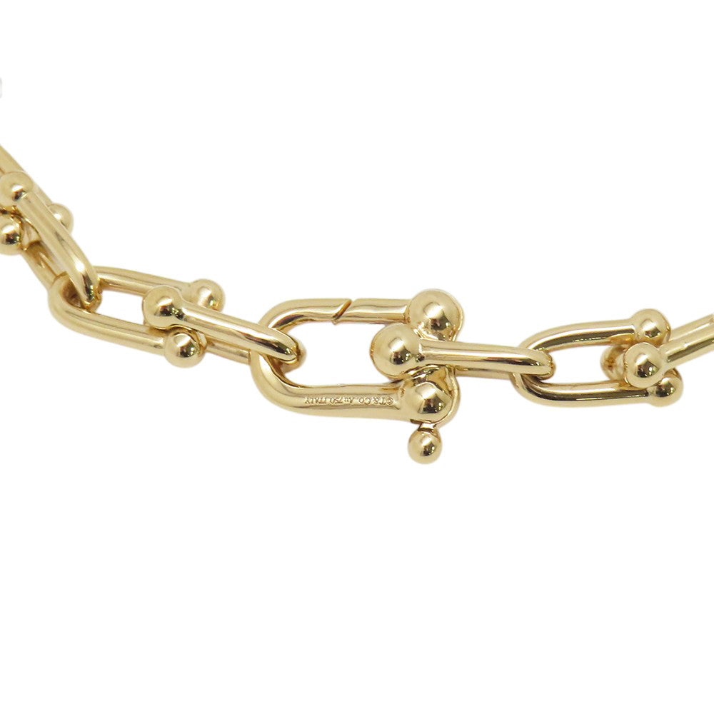 TIFFANY&Co. Hardware Small Link Bracelet Size Extra large 18K Yellow Gold
