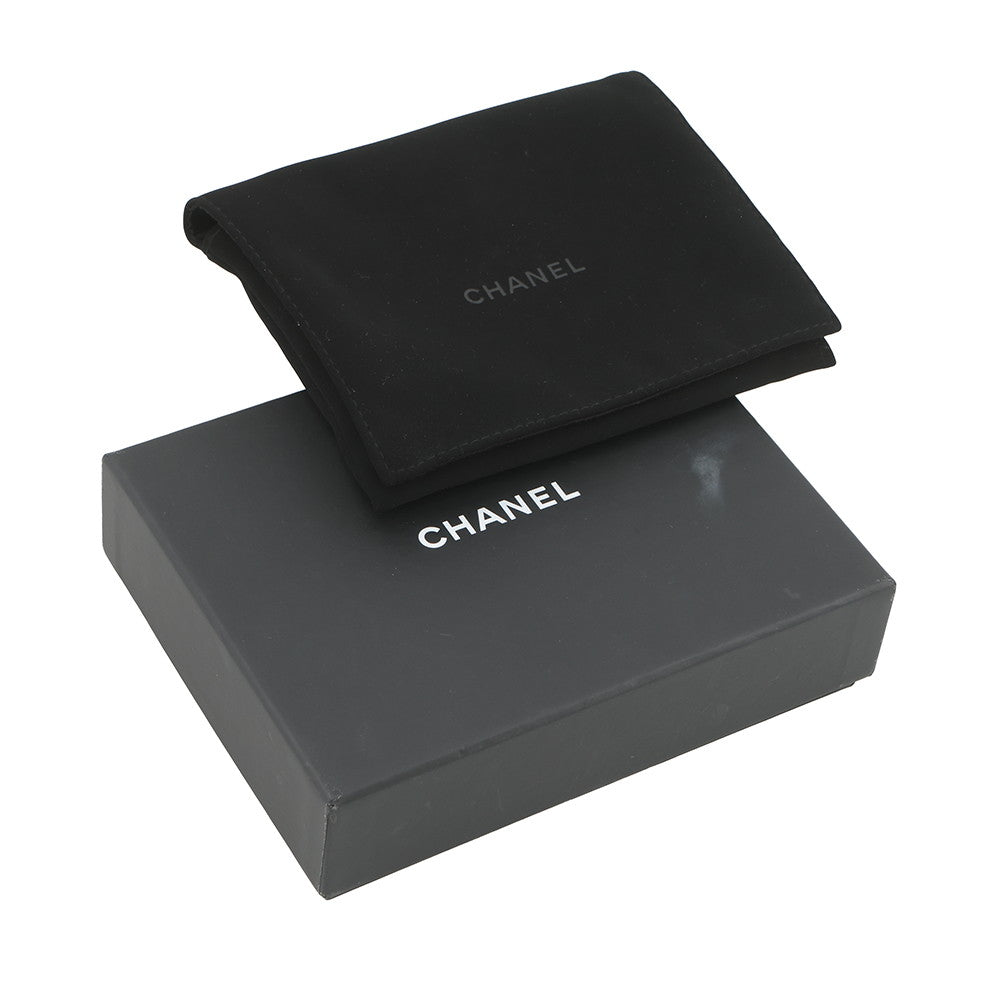 CHANEL Matelasse Small Flap Tri-fold Wallet BlackAP4319-B18212-94305 Caviar Leather