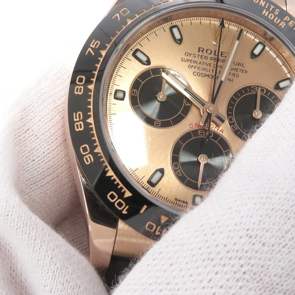 ROLEX Cosmograph Daytona W40mm K18PG Rubber ChocolateBrown Dial116515LN