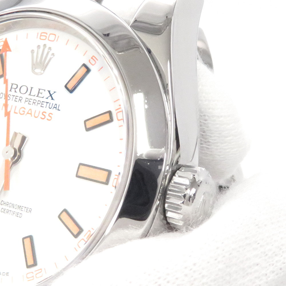 ROLEX Milgauss W40mm Stainless Steel White Dial116400