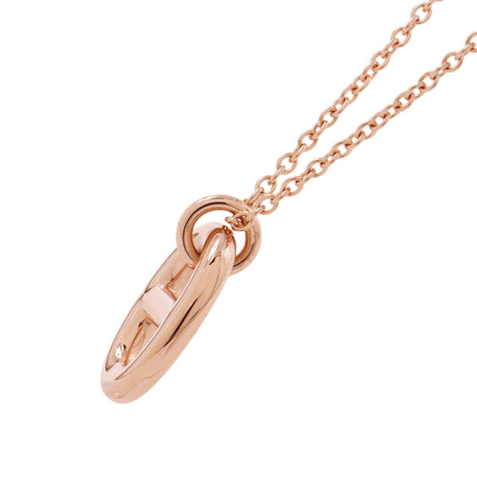 HERMES Chaine d'Ancre Farandole Necklace Size PM 18K Pink Gold