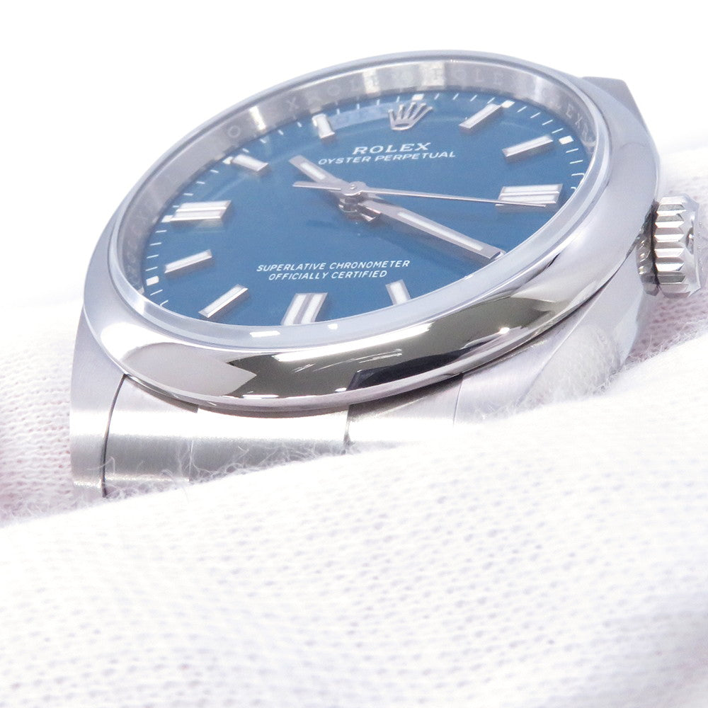 ROLEX Oyster Perpetual 36 W36mm Stainless Steel Med Blue Dial126000