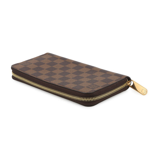 LOUIS VUITTON Zippy Wallet BrownN41661 Damier ・Ebene