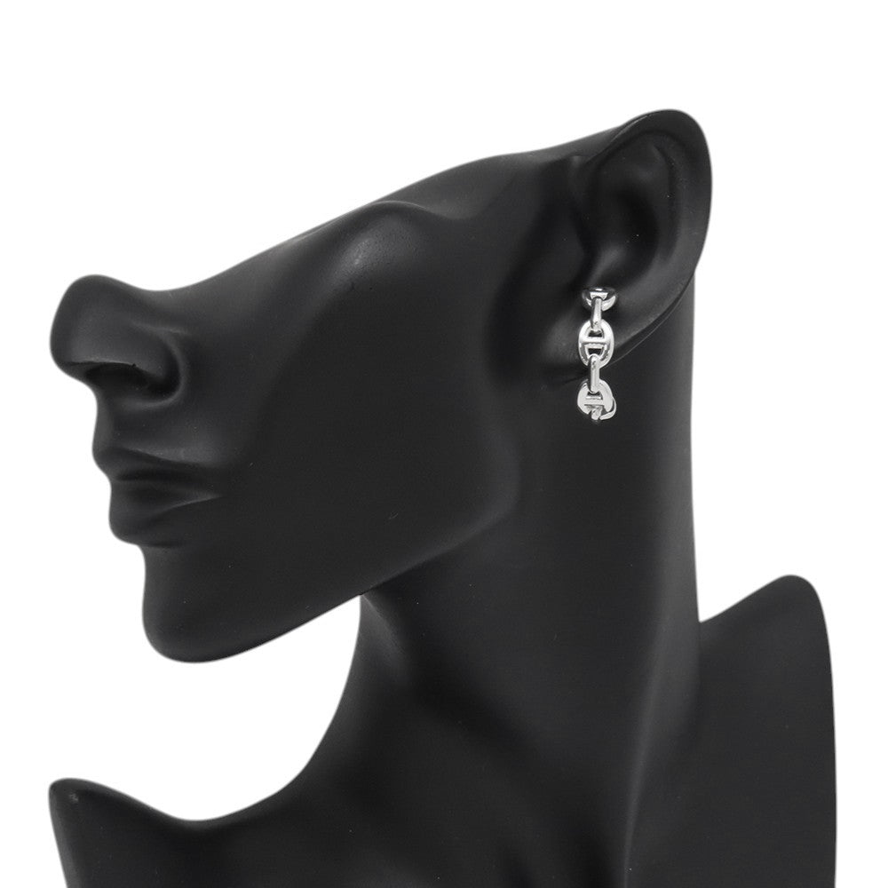HERMES Chaine d'Ancre Earrings Size TPM SV925