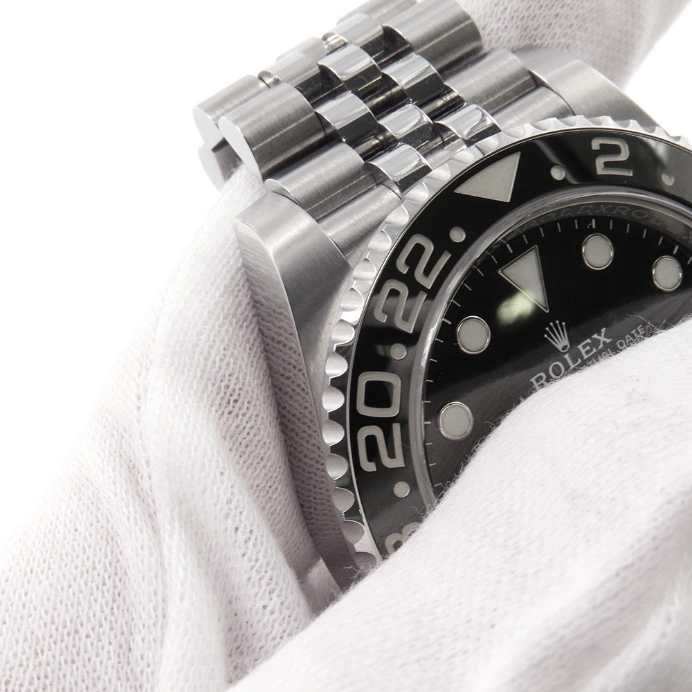 ROLEX GMT MasterII W40mm Stainless Steel Black Dial126710BLNR