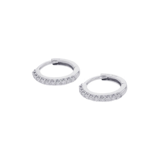 Ponte Vecchio Eterno Family Cerchio Piccolo Latte Earrings Pt999 Pt900