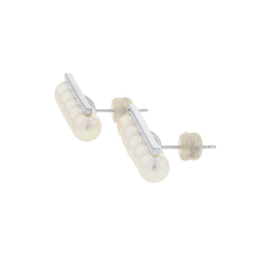 TASAKI Balance Plus EarringsE-3842-18KWG 18K White Gold