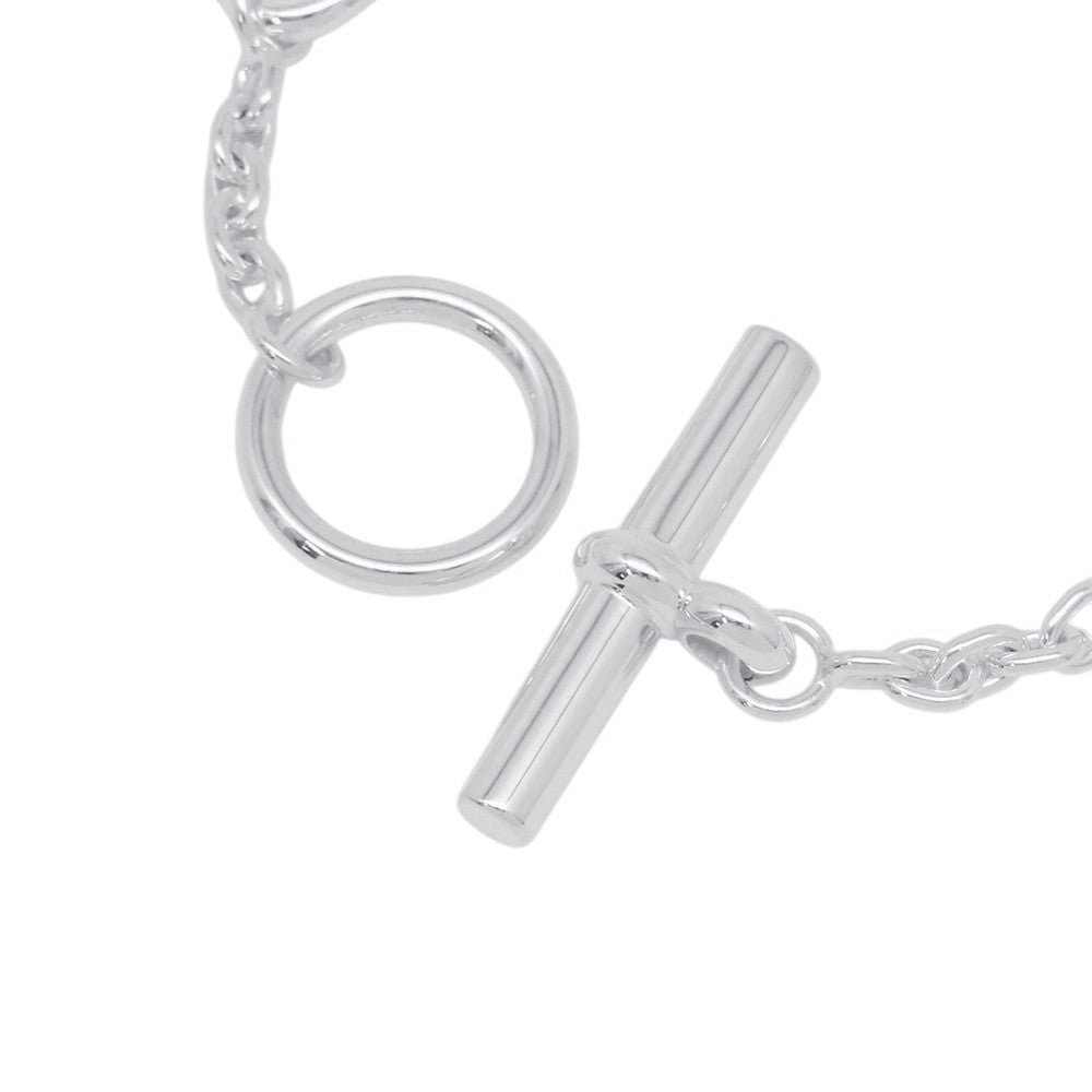 HERMES Chaine d'Ancre Farandole Bracelet Size SH SV925