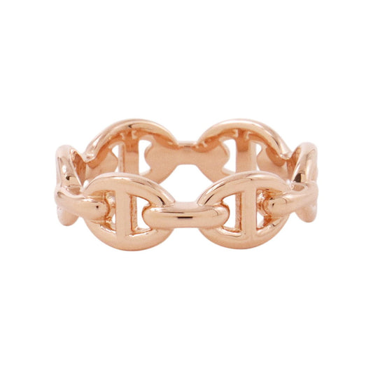 HERMES Chaine d'Ancre Anchene Ring Size PM/50/#10H110025B 00050 18K Pink Gold