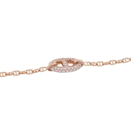 HERMES Farandole Bracelet Size SHH221413B 18K Pink Gold