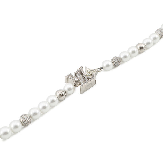 LOUIS VUITTON LV Dandy Bracelet SilverM03057 Metal Rhinestone
