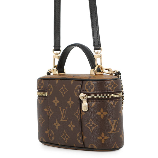 LOUIS VUITTON Vanity Chain Pouch NoirM47125 Monogram Monogram Reverse Canvas