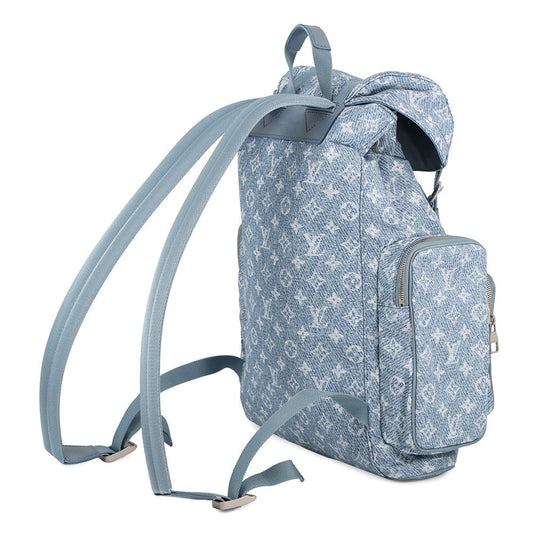LOUIS VUITTON LV SKI Christopher Cargo BlueM26909 Digital print, Nylon Denim Leather