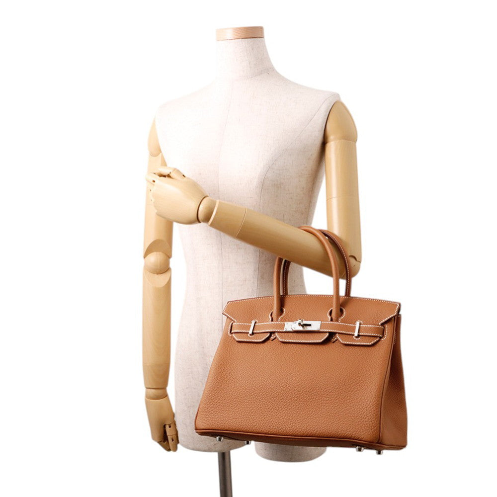 HERMES Birkin Gold Togo Leather Size 30