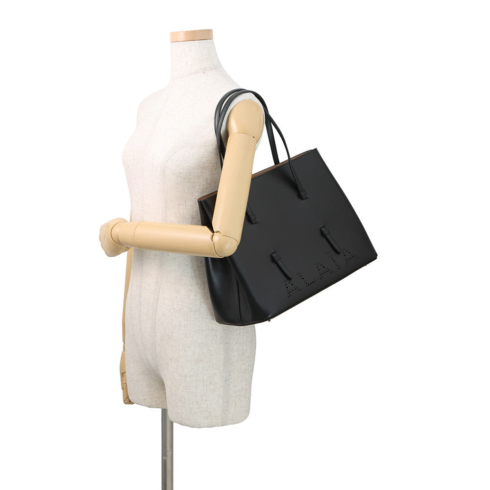 ALAIA Alaïa MINATote Bag Black Leather