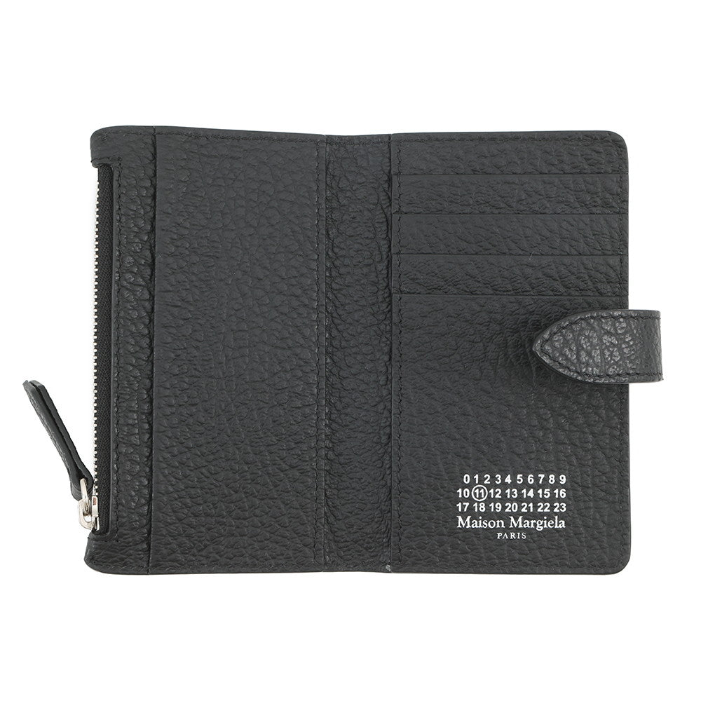 Maison Margiela Maison Margiela 4-Stitch Zip Wallet BlackSA1VX0019P4455T8013 Leather