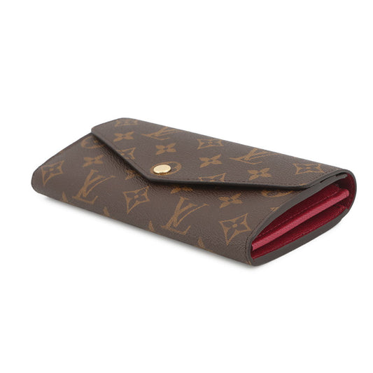 LOUIS VUITTON Portefeuille Sarah FuchsiaM62234 Monogram