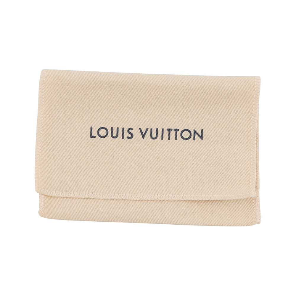 LOUIS VUITTON Card Key Case Pochette Cles BrownN62658 Damier Ebene Canvas