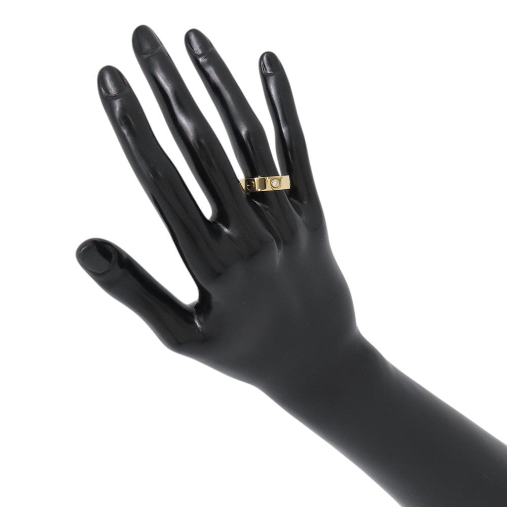 CARTIER Love Ring 3P Diamond Size Classic 51/#11B4032400 18K Yellow Gold