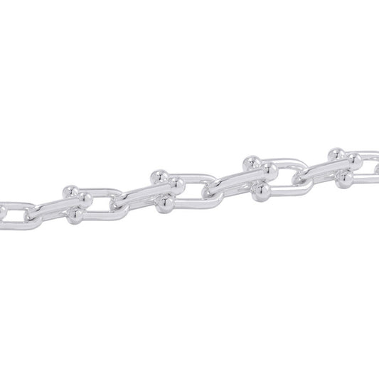 TIFFANY&Co. Hardware Graduated Link Necklace Size 18in60153092 SV925