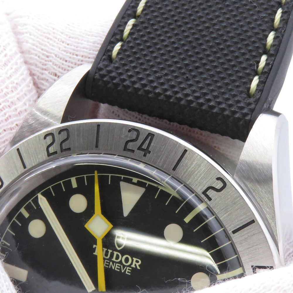 TUDOR Black Bay Pro W39mm Stainless Steel Leather Rubber Black DialM79470-0003